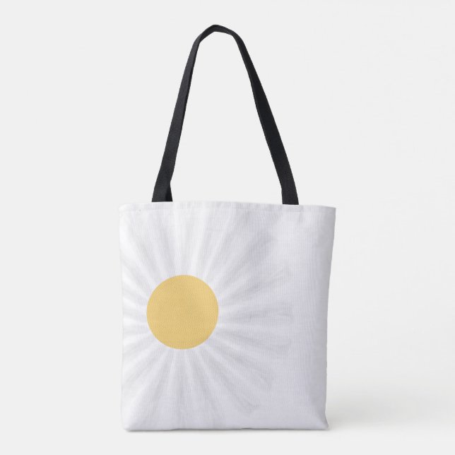 Daisy Vibes Only Tote Bag (Back)