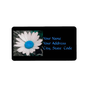 Daisy (w/Blue) Address Labels