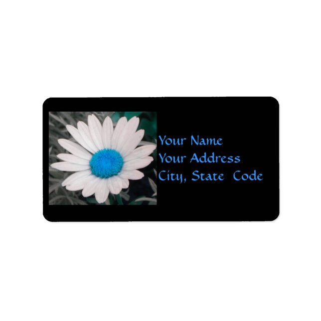Daisy (w/Blue) Address Labels (Front)