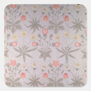 Daisy' wallpaper design square sticker