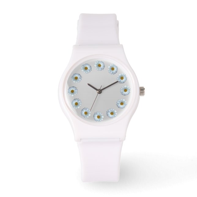 Daisy Watch Classic Wildflower Daisy Wrist Watch (Front)