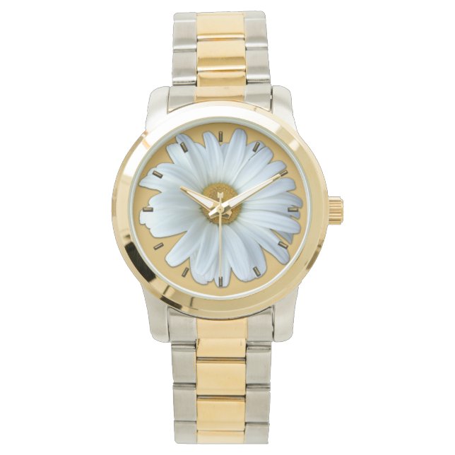 Daisy Watch Classic Wildflower Daisy Wrist Watch (Front)