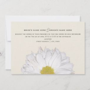 Daisy Wedding Invitation