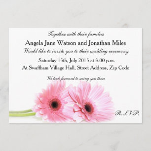 Daisy Wedding Invitation