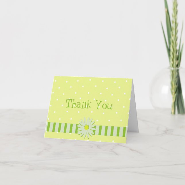 Daisy Wedding/ Thank You Card (Front)