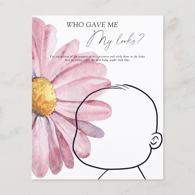 Daisy - Who gave me my looks baby game (Front)