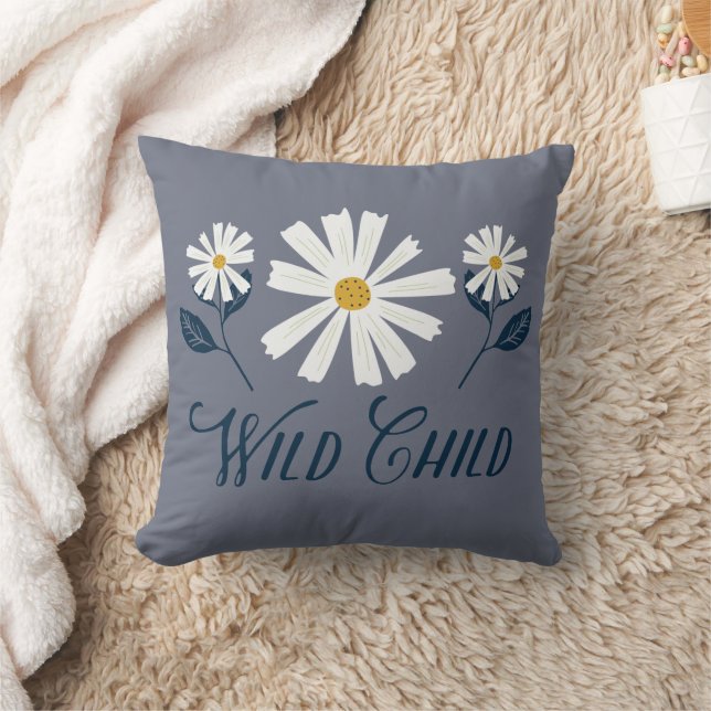 Daisy Wild Child Cushion (Blanket)