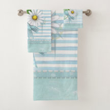 Daisy with Blue Stripes