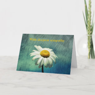 Daisy  -  With deepest sympathy Card