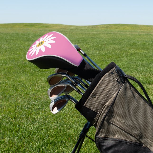 Daisy with Monogram Golf Head Cover (In Situ)