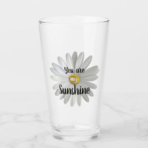 Daisy with Quote Glass