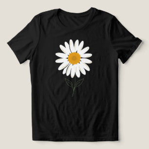 Daisy Women’s Minimalist Graphic T‑Shirt Tri-Blend Shirt