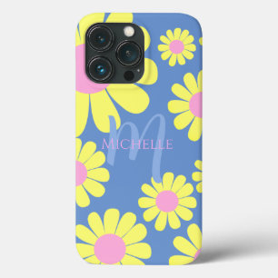 Daisy Yellow Blue iPhone 13 Pro Case