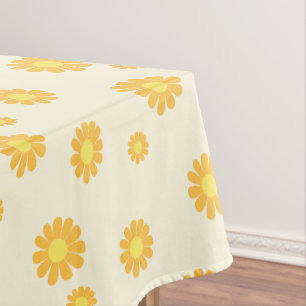 Daisy Yellow Tablecloth