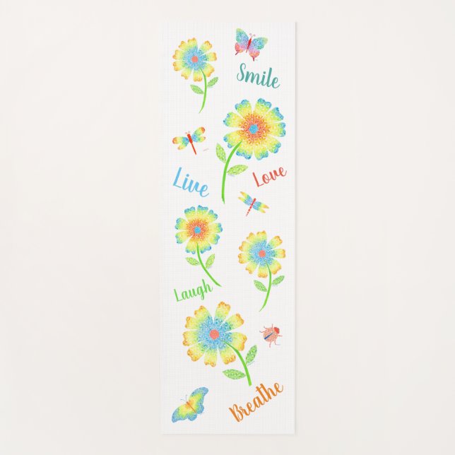 Daisy Yoga Mat (Front)
