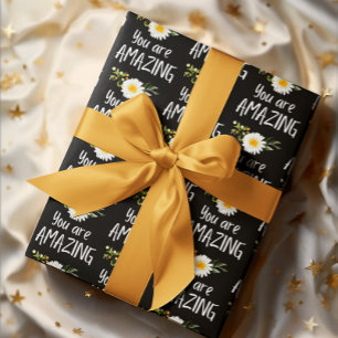 Daisy You Are Amazing Wrapping Paper Sheets