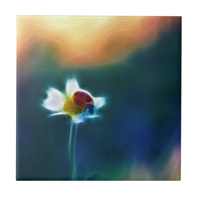 Daisybug Ceramic Tile (Front)