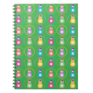 Daisyflower Matryoshka Notebook