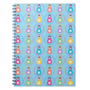 Daisyflower Matryoshka Notebook