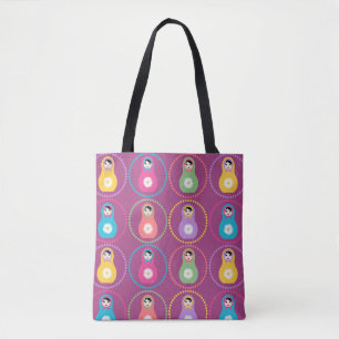 Daisyflower Matryoshka Tote Bag