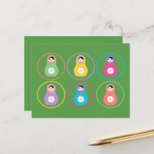 Daisyflower Missydoll Postcard