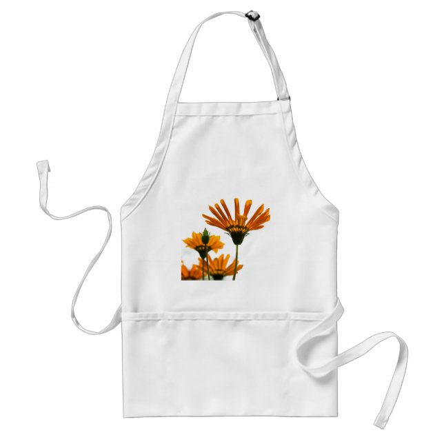 Daisy's on a White Background Standard Apron (Front)
