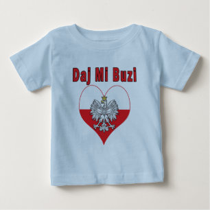 Daj Mi Buzi Eagle Heart Baby T-Shirt