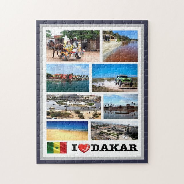 Dakar I Love - Senegal - Jigsaw Puzzle (Vertical)
