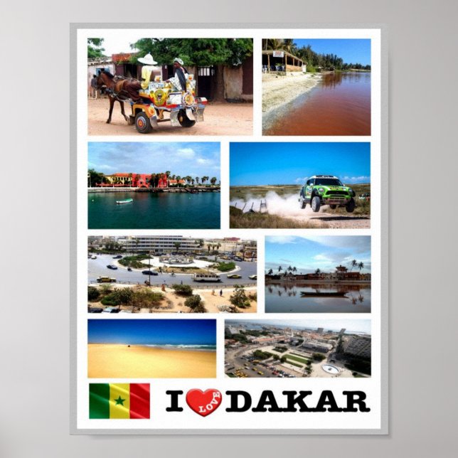 Dakar I Love - Senegal - Poster (Front)