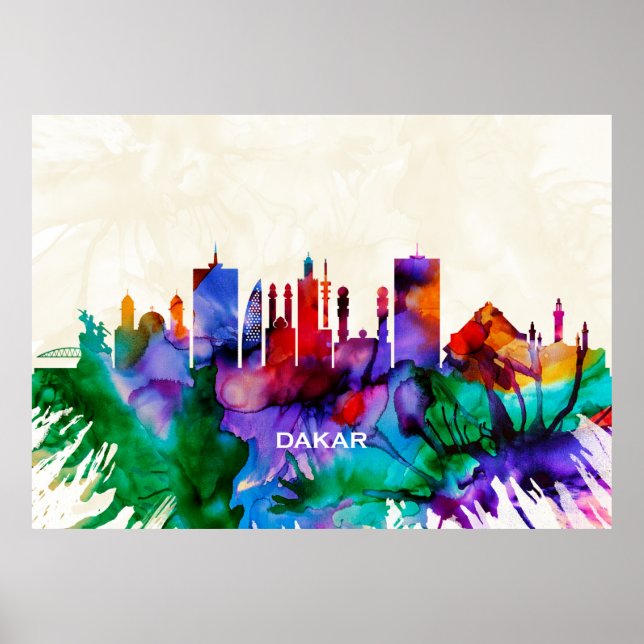 Dakar Skyline Poster (Front)