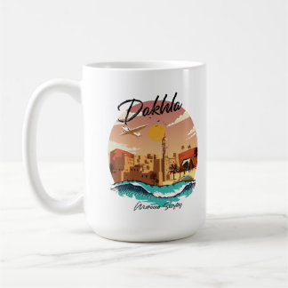 Dakhla morocco surfing coffee mug