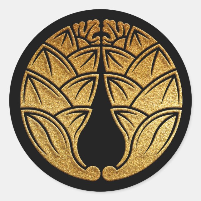 Daki Myoga Kamon in Gold Seal  (Front)