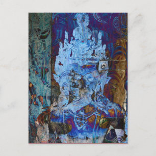 Dakini Emanation Blue Dreamer Postcard