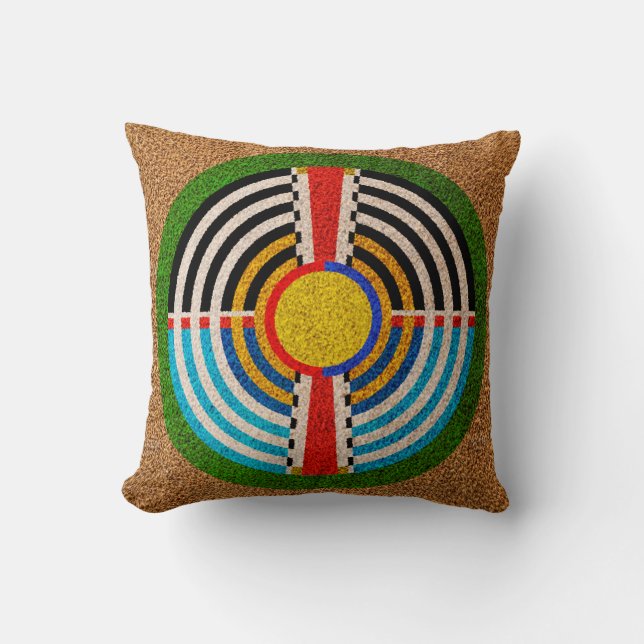 Dakota - Blackfeet Medallion design Cushion (Front)