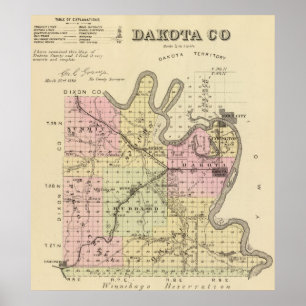 Dakota County, Nebraska Poster