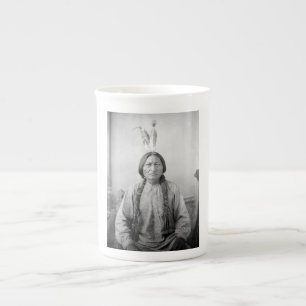 Dakota Leader Sitting Bull Native American Indian Bone China Mug