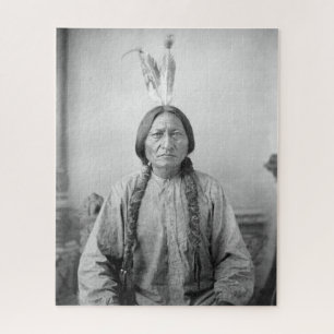Dakota Leader Sitting Bull Native American Indian Jigsaw Puzzle