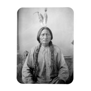Dakota Leader Sitting Bull Native American Indian Magnet