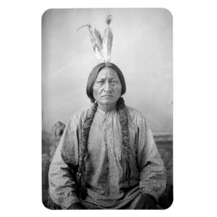 Dakota Leader Sitting Bull Native American Indian  Magnet