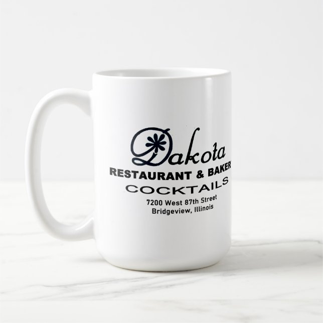 Dakota Restaurant & Bakery, Bridgeview, IL Coffee Mug (Left)