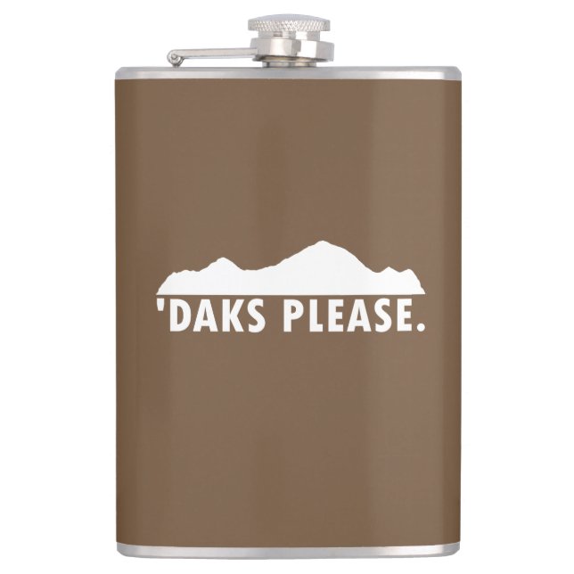 Daks Please Hip Flask (Front)