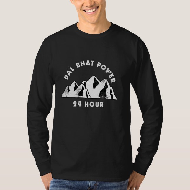 Dal Bhat Power 24 Hour Nepal T-Shirt (Front)