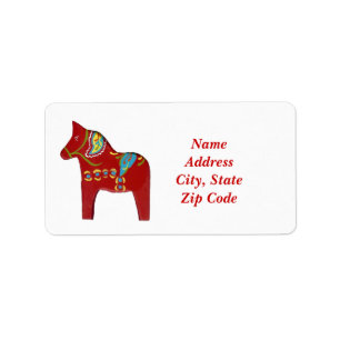 Dala Horse Address Labels