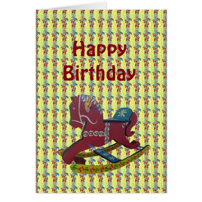 Dala Horse Birthday (Front)