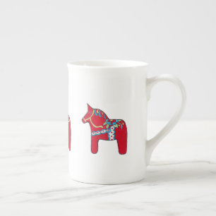 Dala Horse Bone China Mug