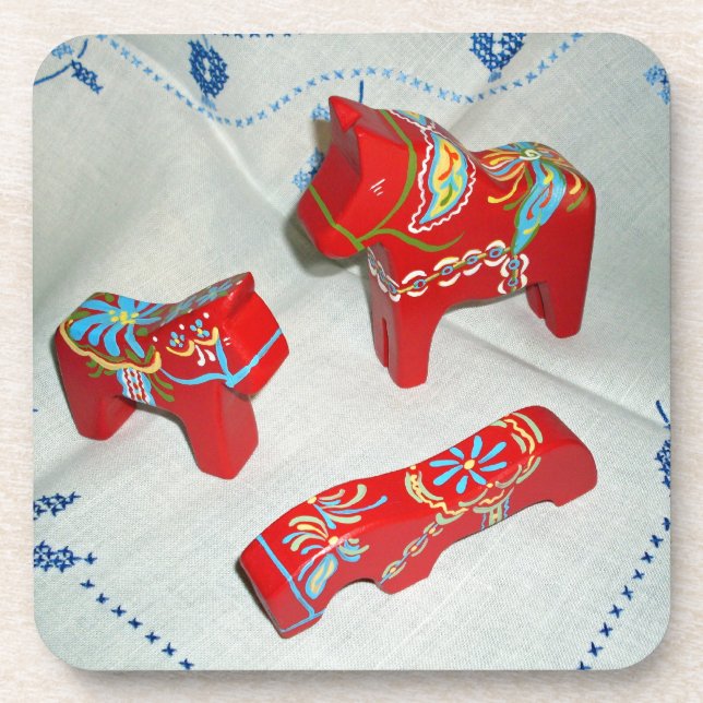 Dala Horse Collection Coasters (Front)