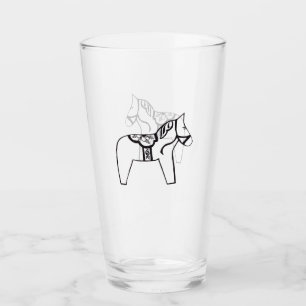 Dala Horse Glass