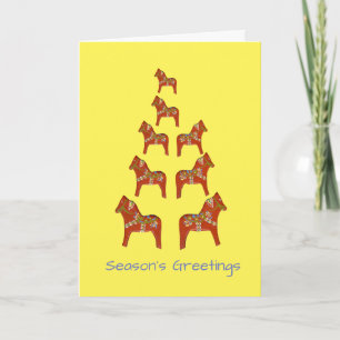 Dala Horse Holiday Card