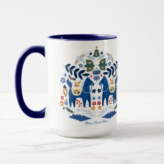 Dala Horse - Home Sweet Home Mug