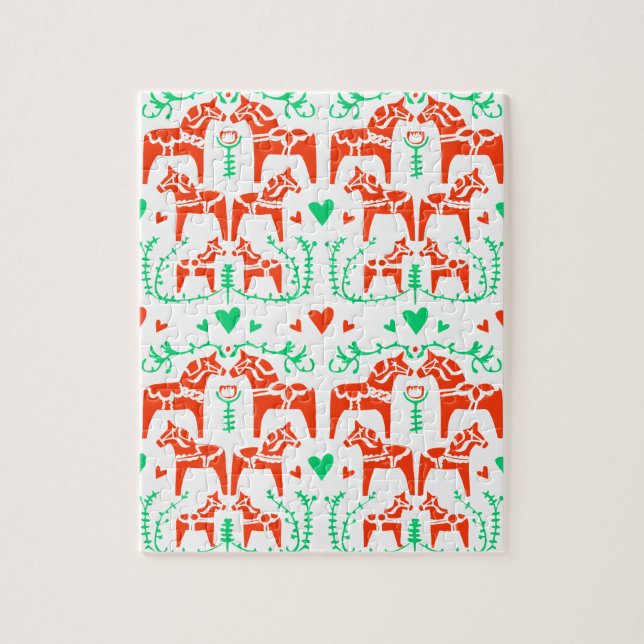 Dala Horse Jigsaw Puzzle (Vertical)
